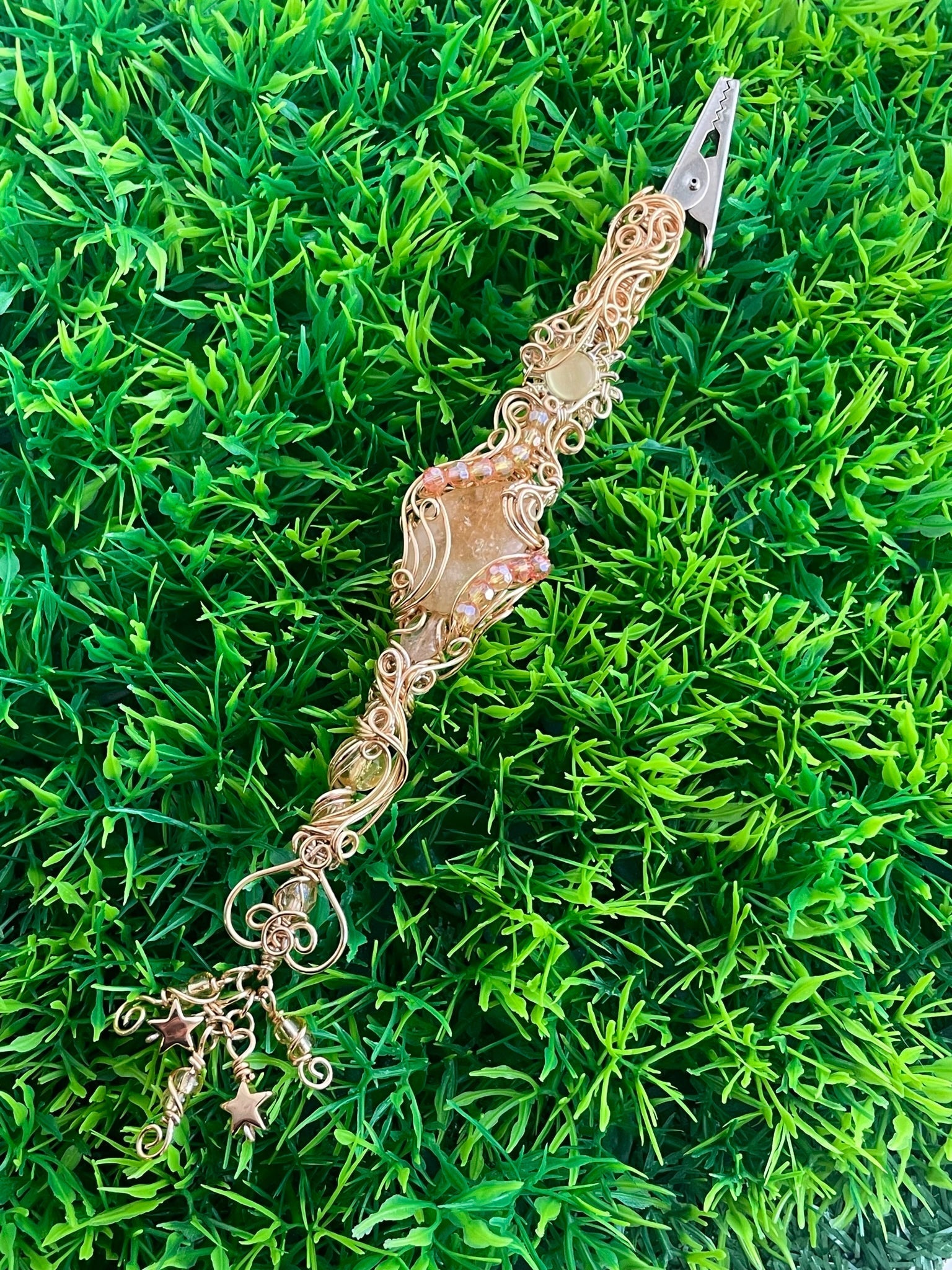 Sunset Citrine Magic Puff Wand