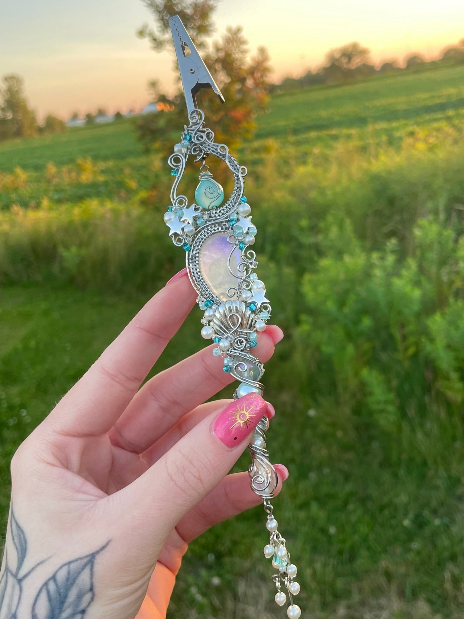 Ocean Goddess Magic Puff Wand