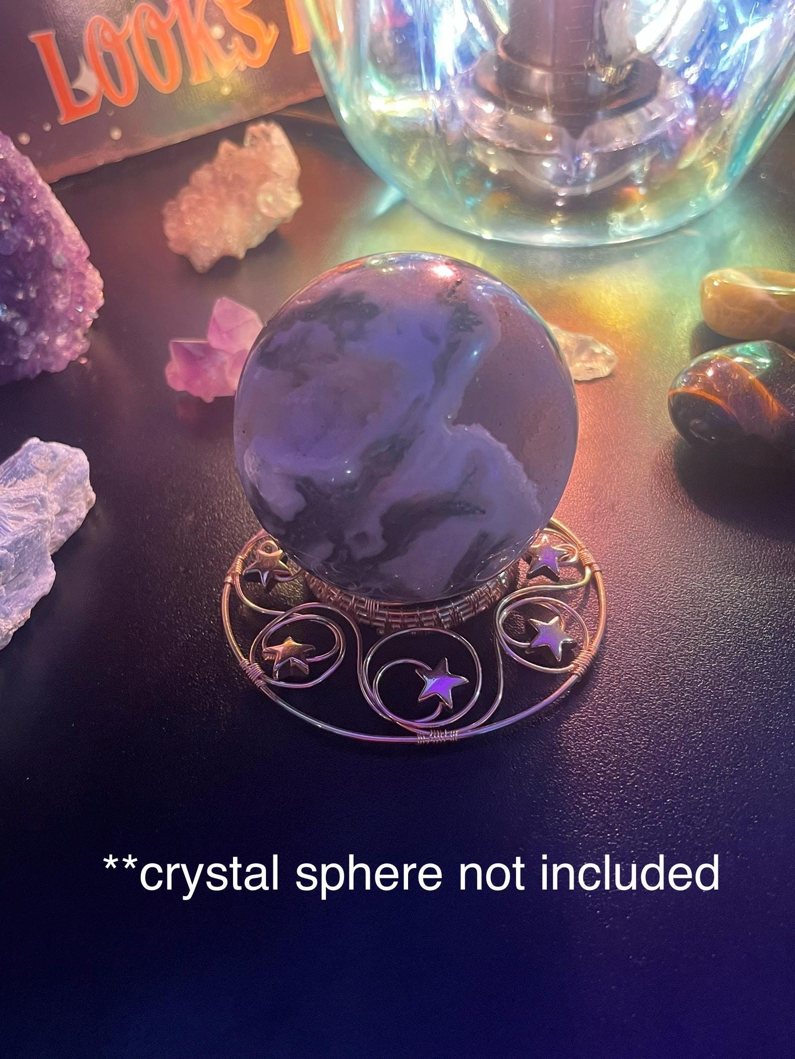 Celestial Crystal Sphere Stand