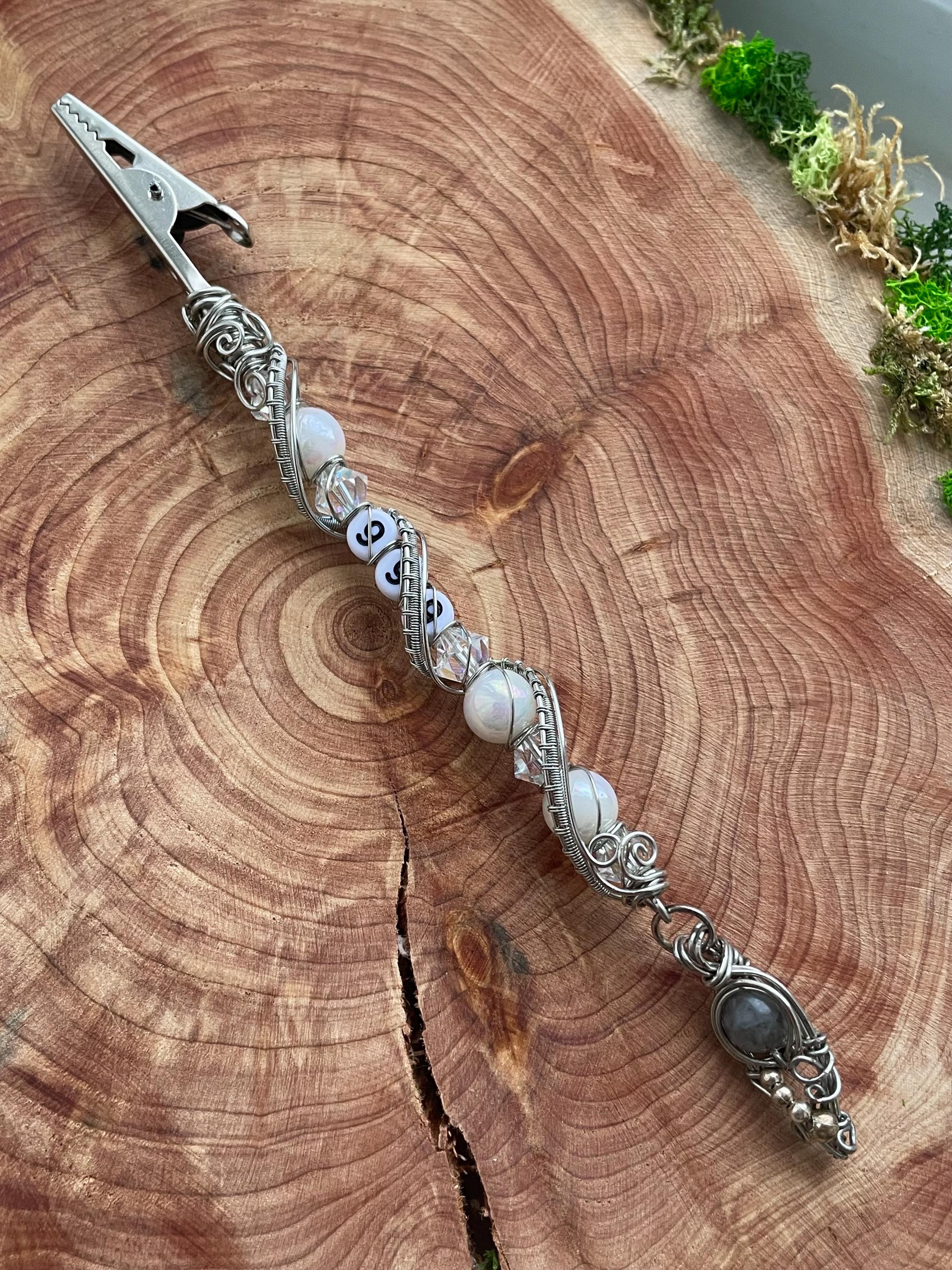999 Angel Number Smoking Wand With Labradorite