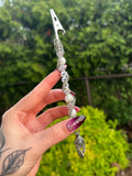 999 Angel Number Smoking Wand With Labradorite