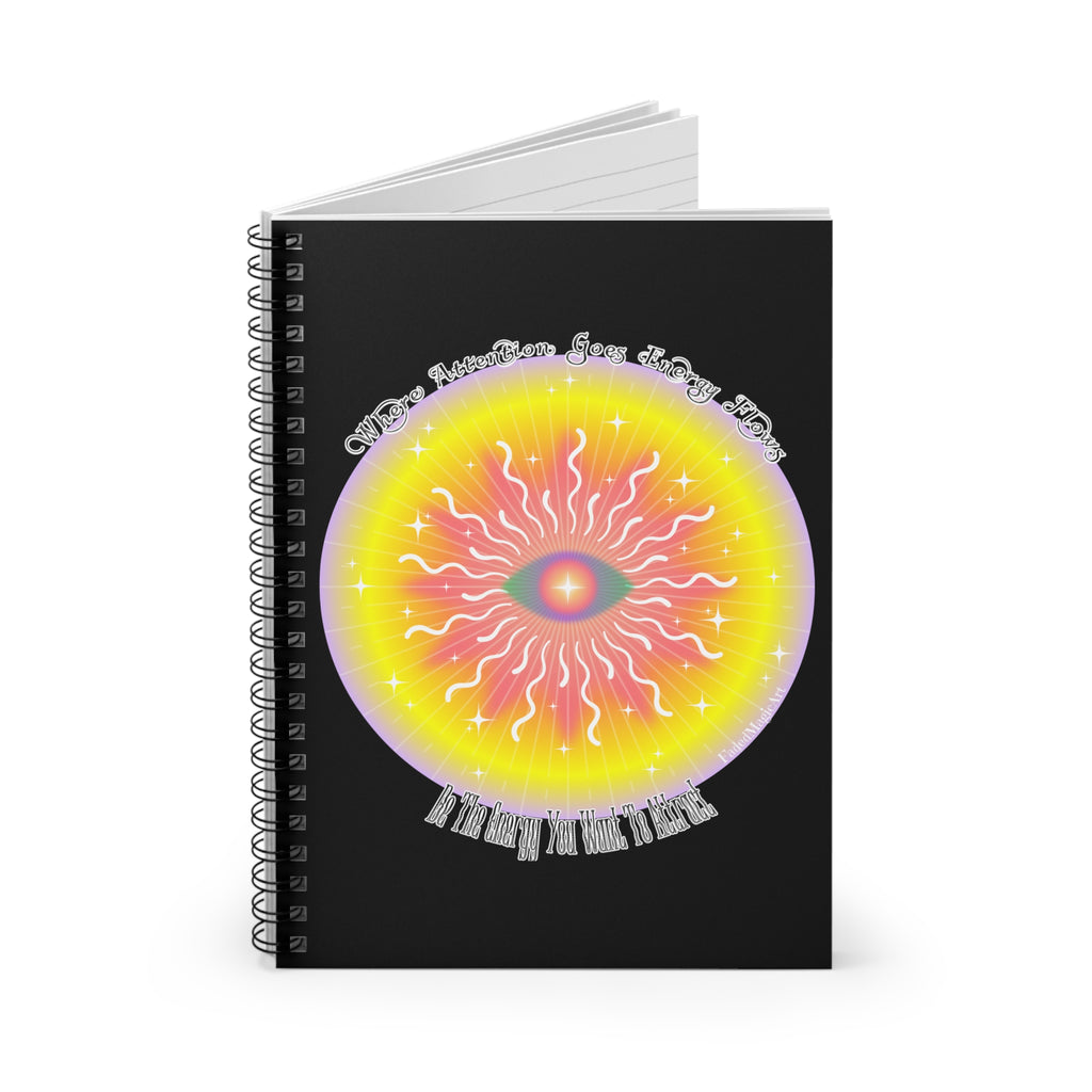 Be The Energy You Want To Attract | Inspirational Gratitude Lined Page Journal For Manifestation, Spellwork, Shadow Work, Self Reflection, And More