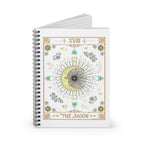 The Moon Tarot Card Spiritual Lined Page Journal | For Manifestation, Spellwork, Shadow Work, Self Reflection, And More