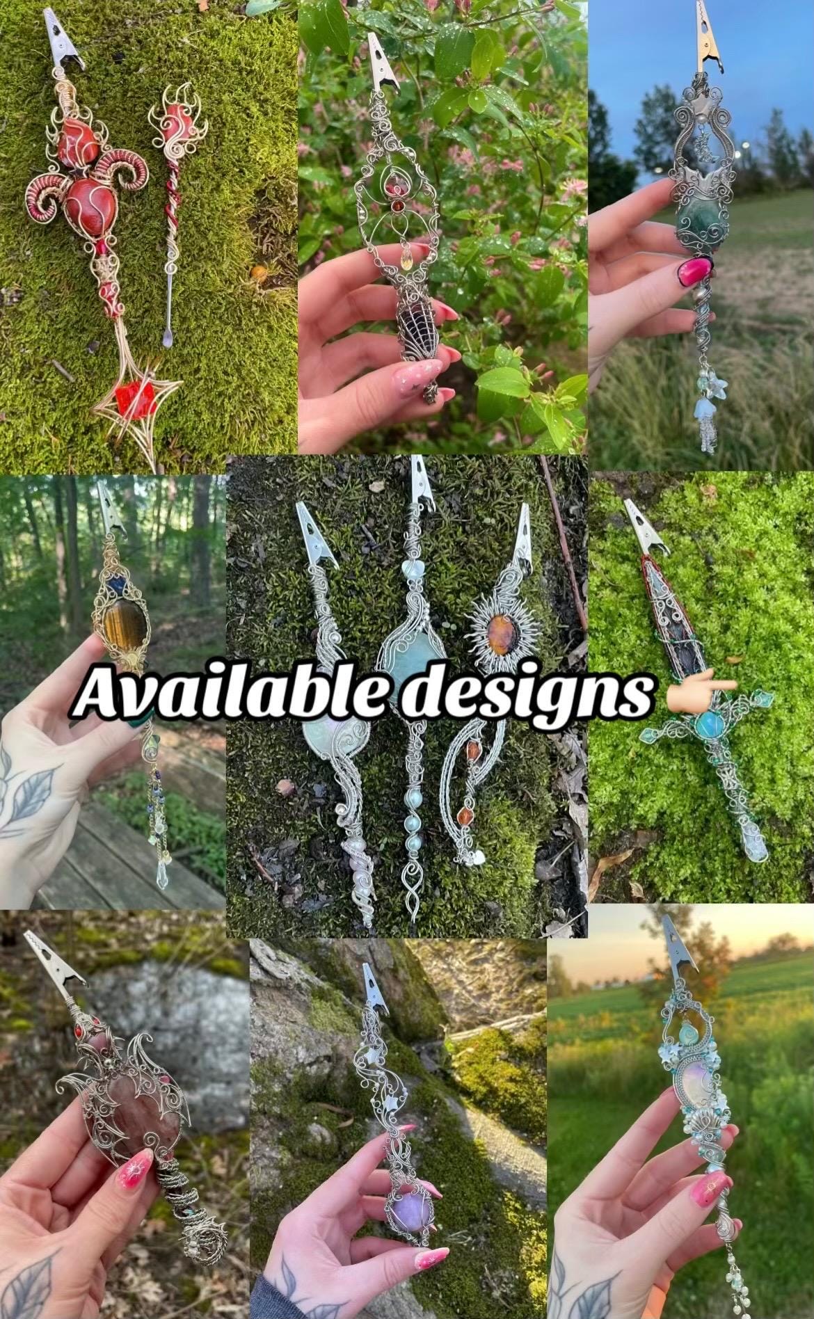 Claim A Pre-Drawn Magic Smoking Wand Design DEPOSIT