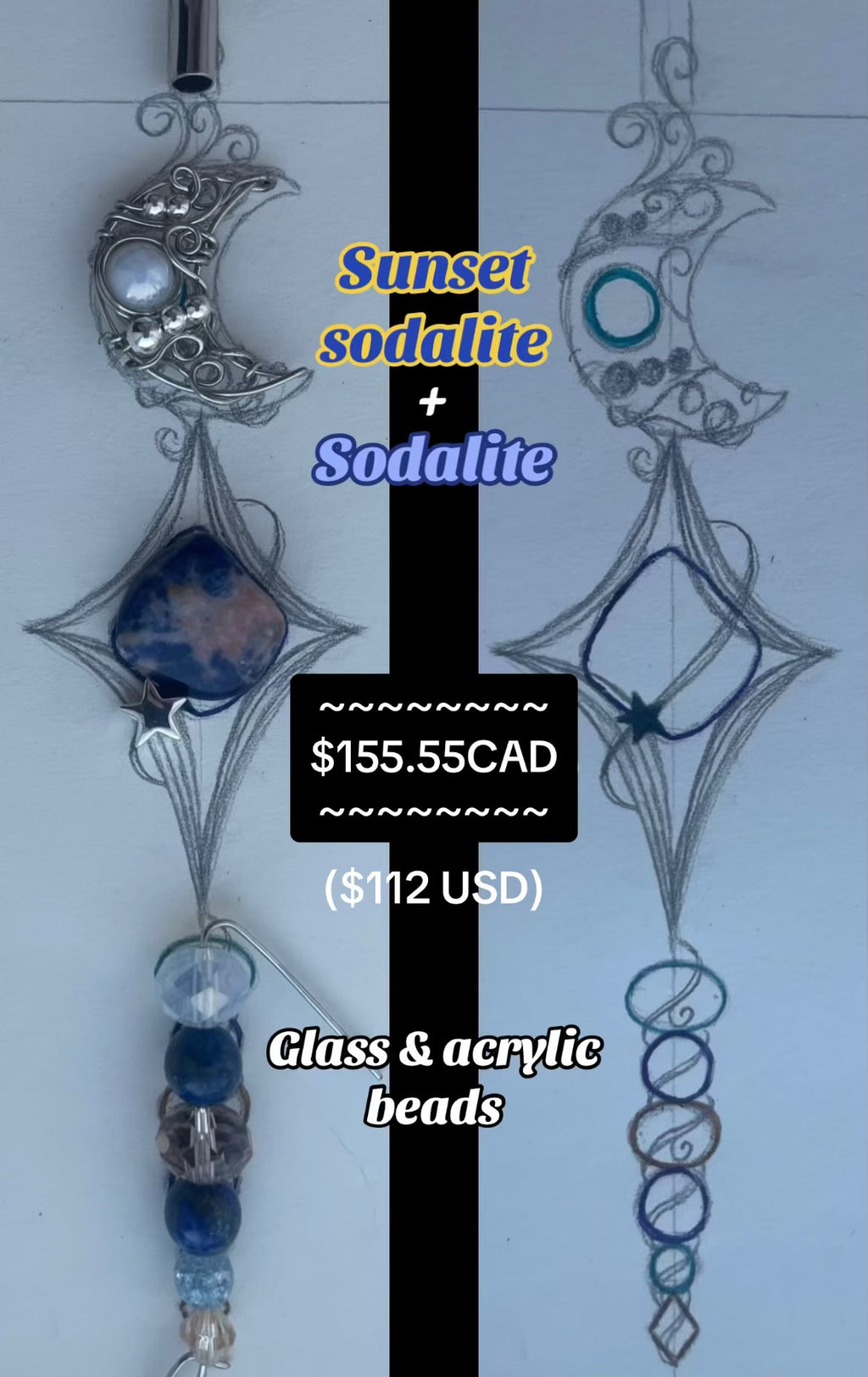 Pre-Drawn Magic Smoking Wand Design DEPOSIT | Celestial Galaxy Magic Puff Wand