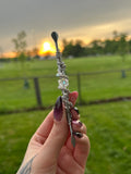 Iridescent Flower Dab Tool Or Bowl Poker
