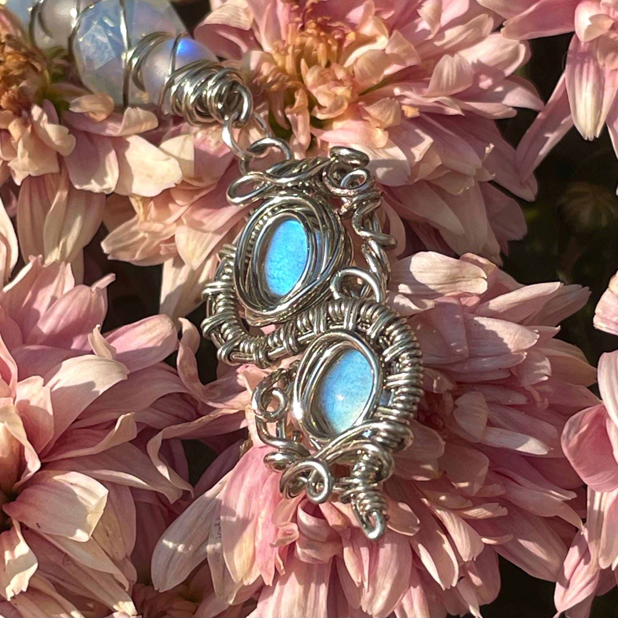 000 Angel Number Smoking Wand With Labradorite