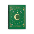 The Moon Tarot Card Spiritual Lined Page Journal | For Manifestation, Spellwork, Shadow Work, Self Reflection, And More