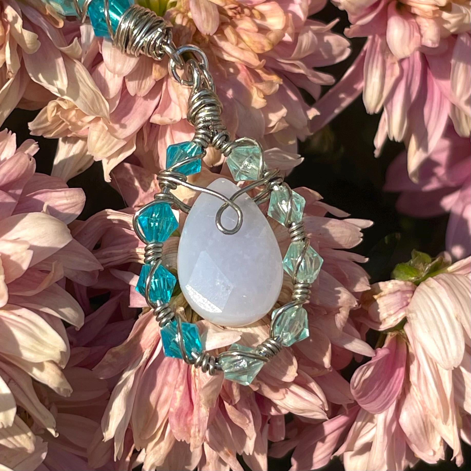 555 Angel Number Smoking Wand With Chalcedony