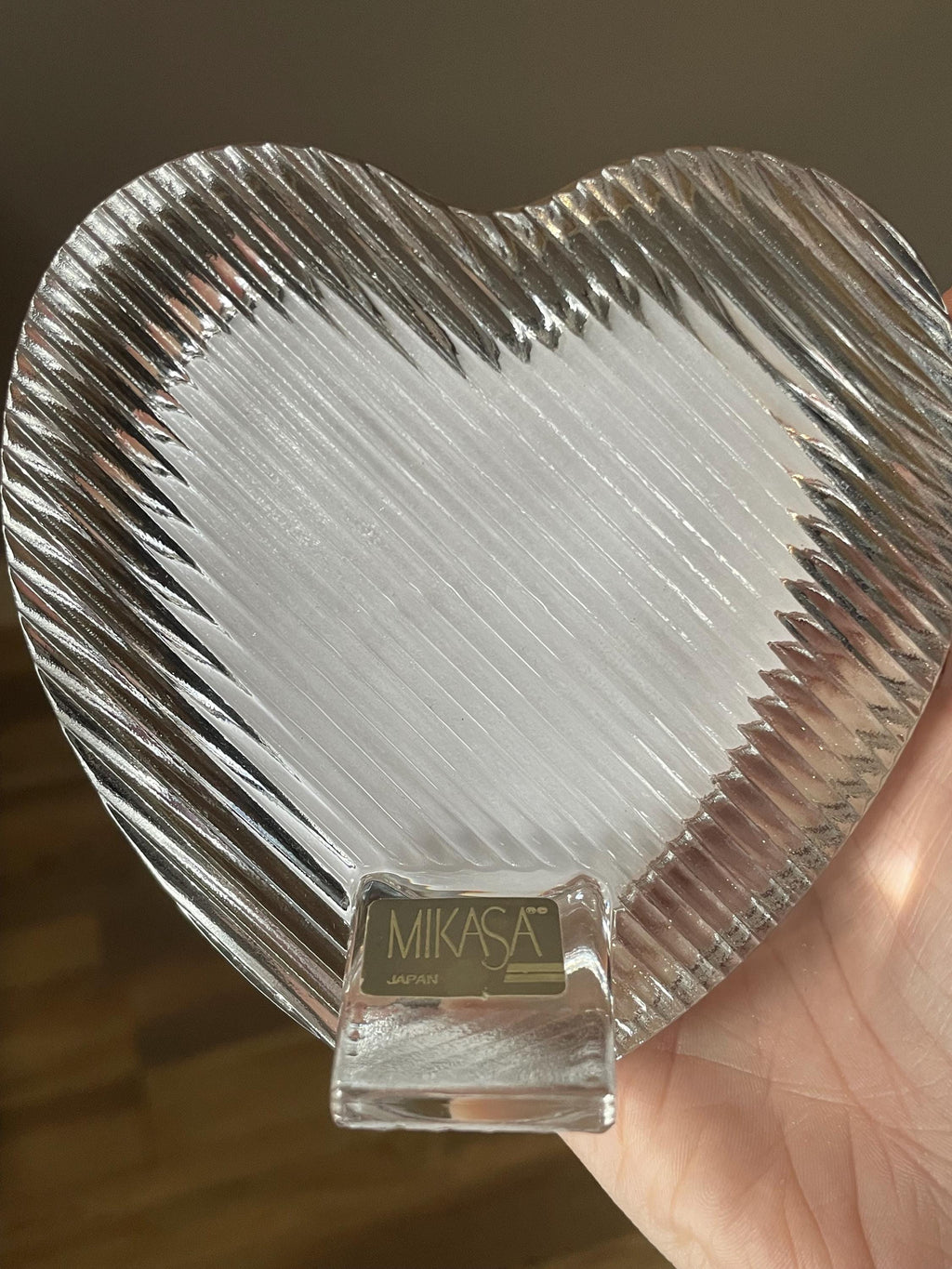 Original Glass Framed Iridescent Sunset Acrylic Painting | Whimsical Art