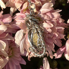 222 Angel Number Smoking Wand With Gold Sheen Obsidian