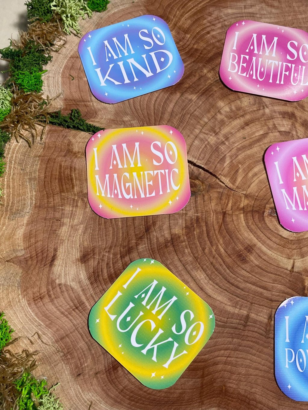 "I Am" Affirmation Sticker Collection 10pk