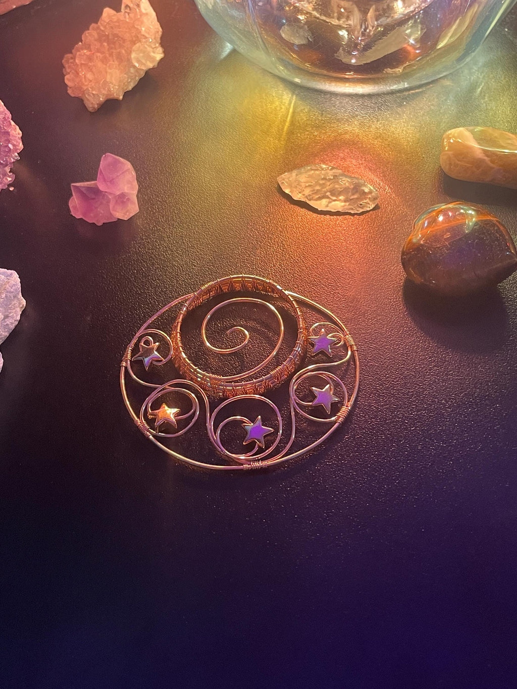 Celestial Crystal Sphere Stand