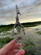 Smoky Quartz Magic Mushroom Smoking Wand