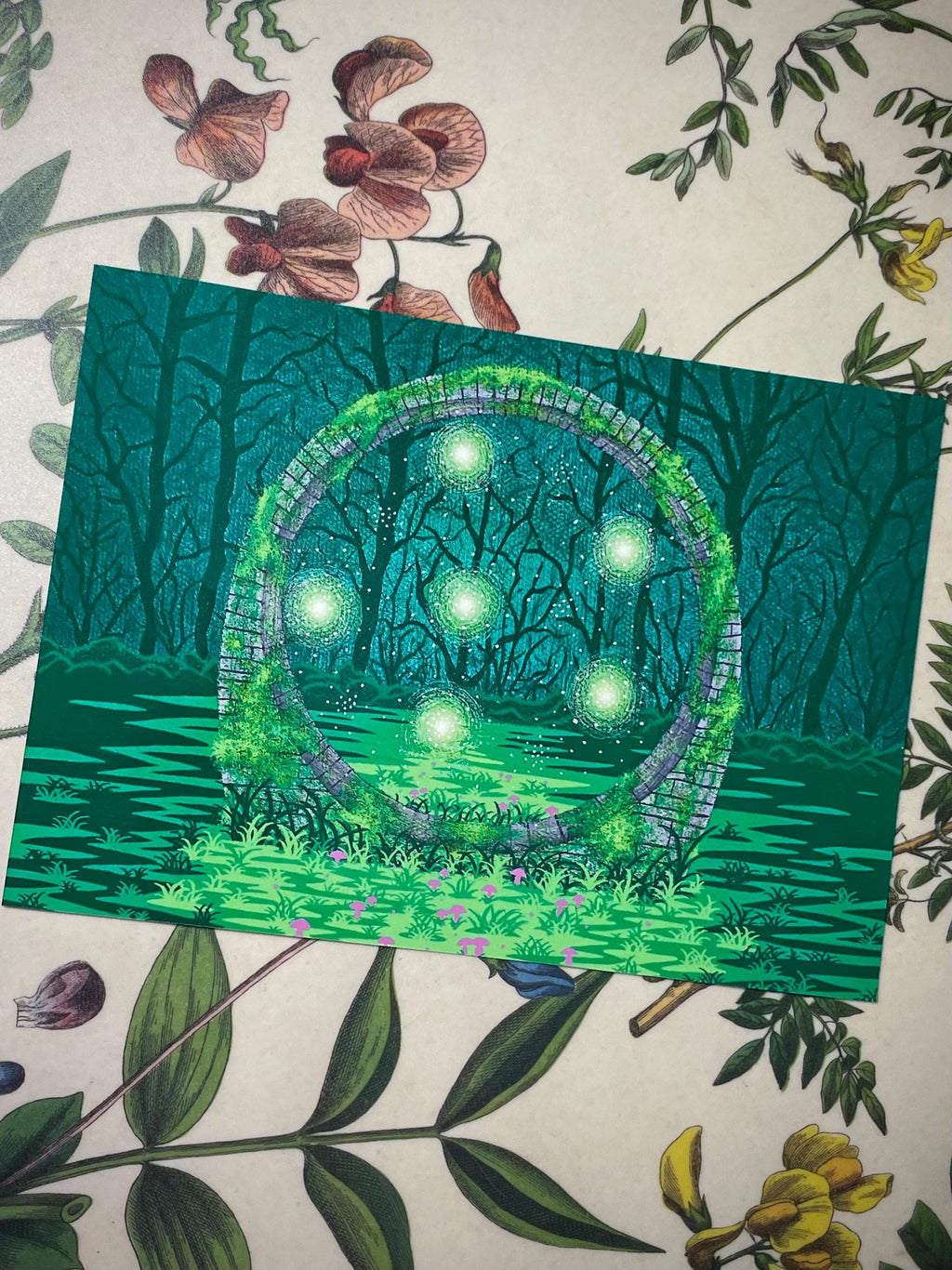 Satin Art Print “Fae Trap” 5x7 Inches
