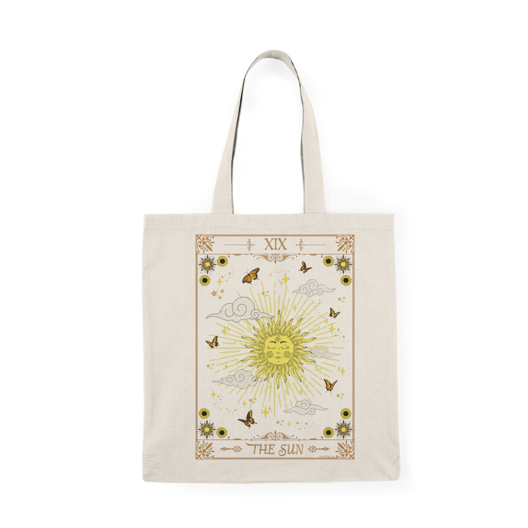 The Sun Tarot Card Astrology Tote Bag