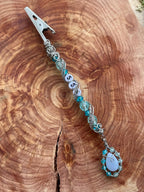 555 Angel Number Smoking Wand With Chalcedony