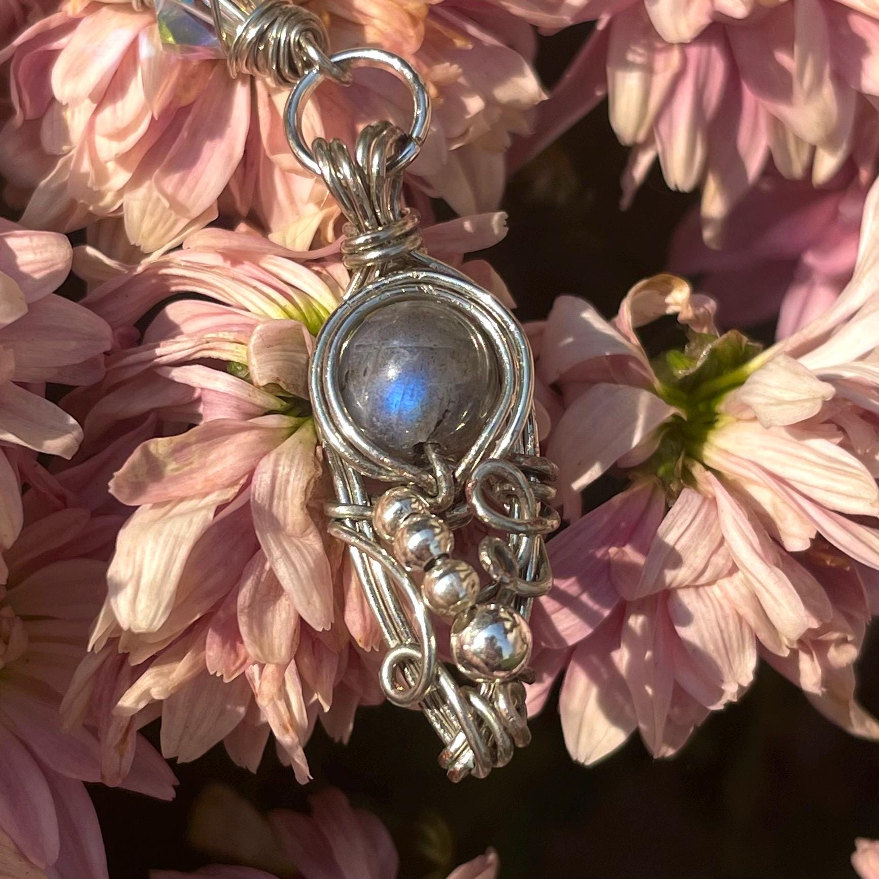 999 Angel Number Smoking Wand With Labradorite