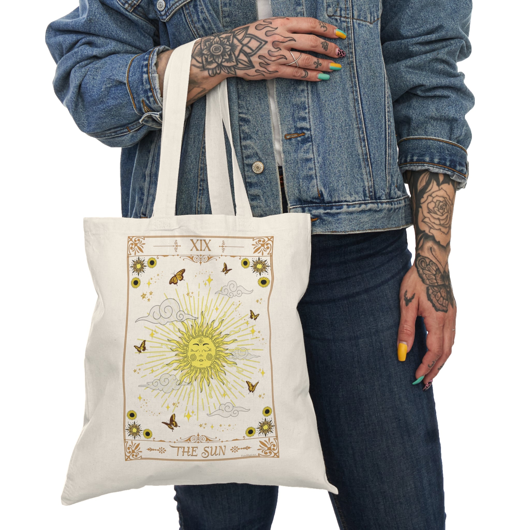 The Sun Tarot Card Astrology Tote Bag