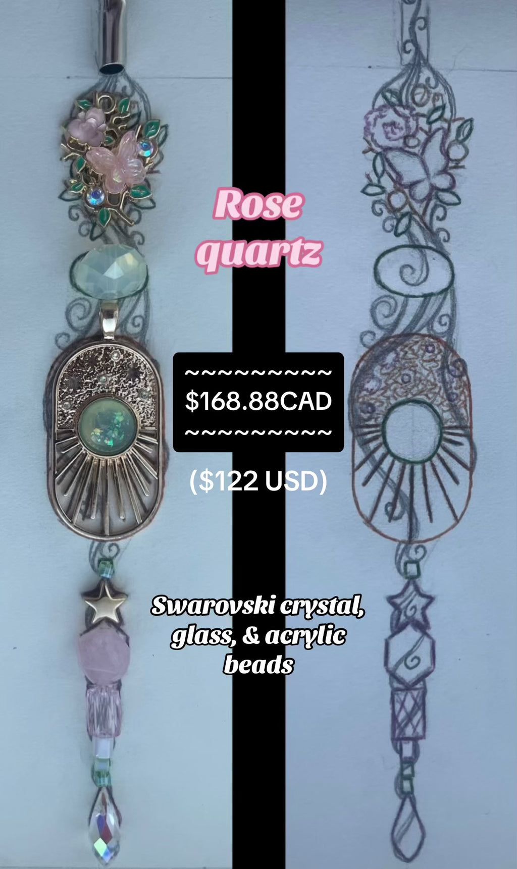 Pre-Drawn Magic Smoking Wand Design DEPOSIT | Magic Fairy Puff Wand