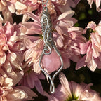 111 Angel Number Smoking Wand With Rose Quartz