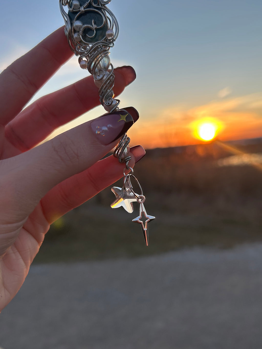 Magic Mermaid Smoking Wand With Blue Apatite
