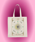 The Moon Tarot Card Astrology Tote Bag