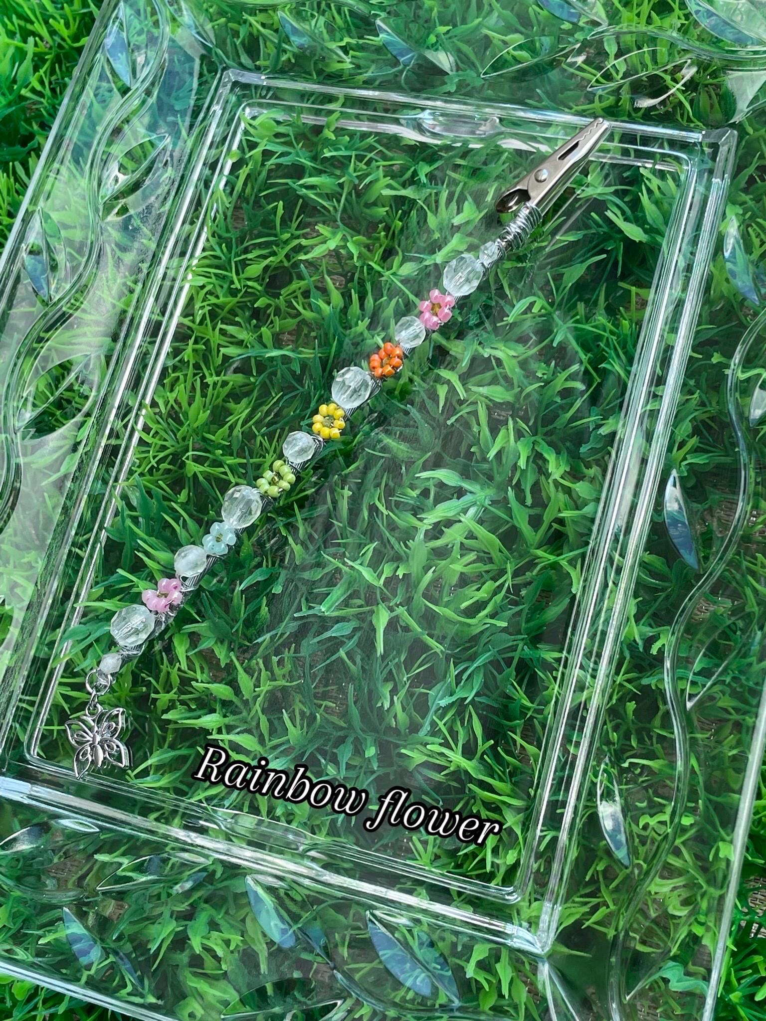 Rainbow Flower Smoking Wand