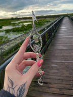 Smoky Quartz Magic Mushroom Smoking Wand