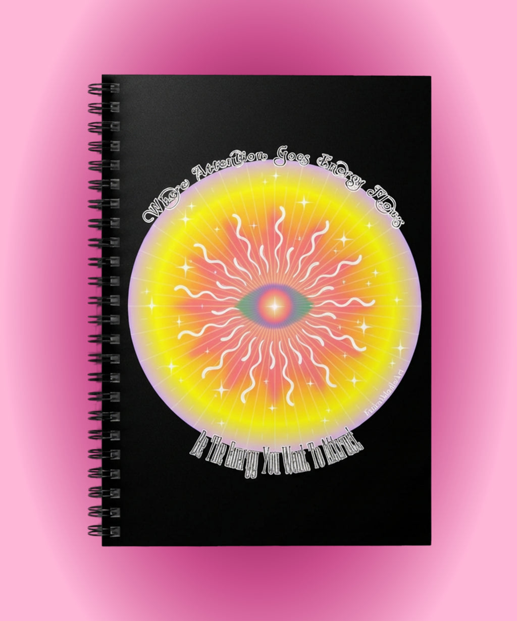 Be The Energy You Want To Attract | Inspirational Gratitude Lined Page Journal For Manifestation, Spellwork, Shadow Work, Self Reflection, And More