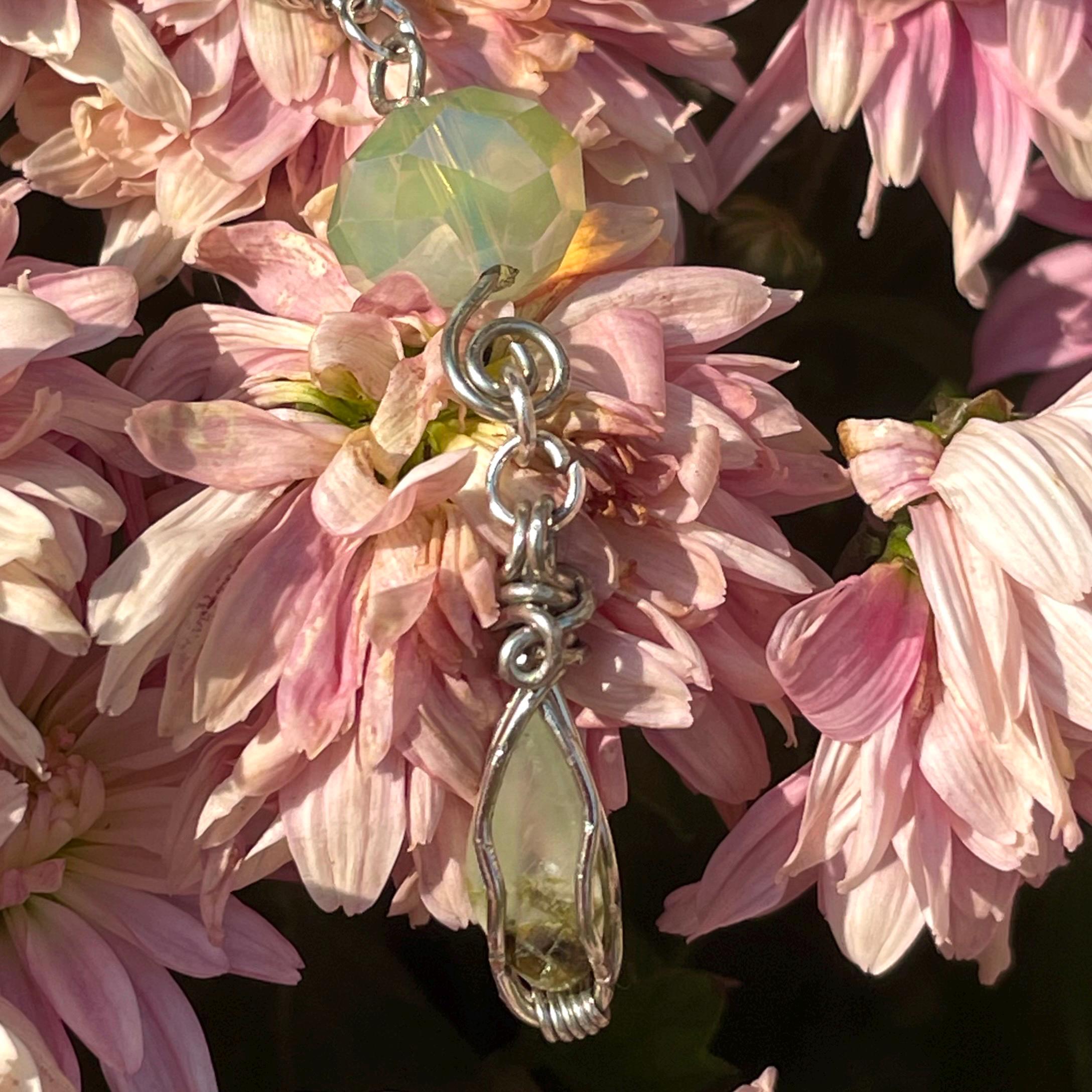 444 Angel Number Smoking Wand with Moss Agate