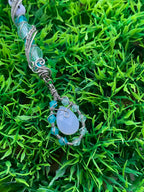 555 Angel Number Smoking Wand With Chalcedony
