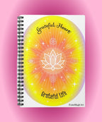 Grateful Heart Grateful Life Lotus Flower | Inspirational Gratitude Lined Page Journal For Manifestation, Spellwork, Shadow Work, Self Reflection, And More