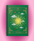 The Sun Tarot Card Spiritual Lined Page Journal | For Manifestation, Spellwork, Shadow Work, Self Reflection, And More