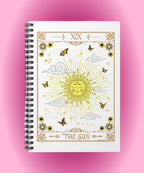 The Sun Tarot Card Spiritual Lined Page Journal | For Manifestation, Spellwork, Shadow Work, Self Reflection, And More
