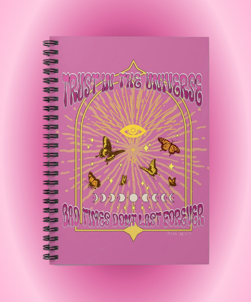 Trust In The Universe | Inspirational Gratitude Lined Page Journal For Manifestation, Spellwork, Shadow Work, Self Reflection, And More